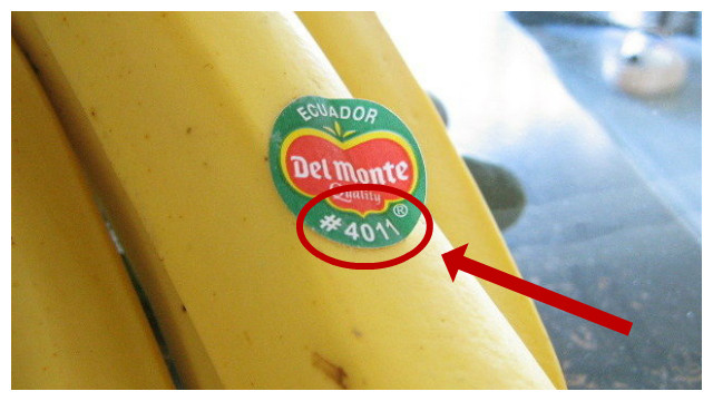 Знаете ли вы, что означают наклейки на бананах? Помните об этом, когда совершаете покупки