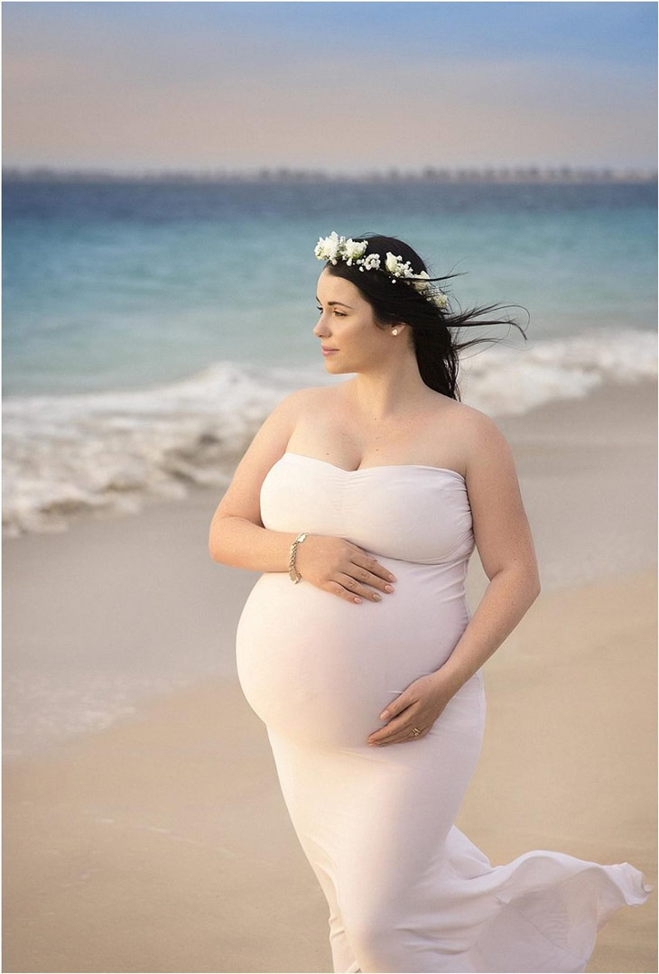 Эта девушка просто фотографировалась беременной на пляже… Но вот что с ней случилось потом!