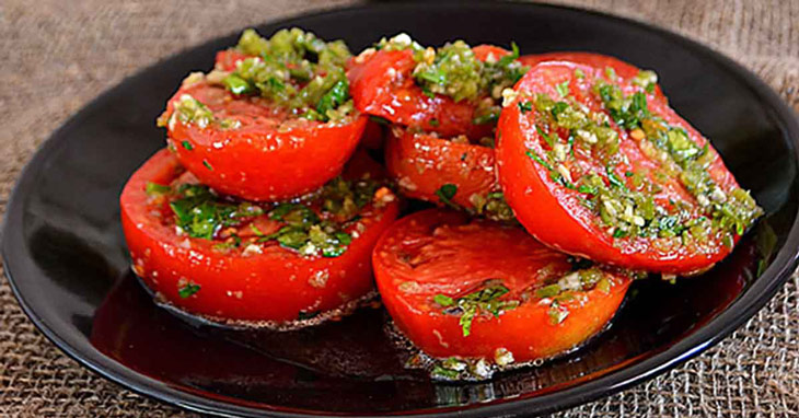 Новинка в мире закусок! Быстрая и вкусная закуска из помидоров! Такого итальянского блюда вы ещё не пробовали!