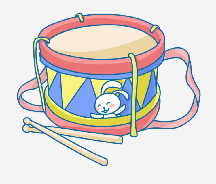 Детский музыкальный инструмент Бьющий барабан Ручной барабан Мультфильм барабан PNG , барабанный клипарт, цветные барабаны, Детская игрушка барабан иллюстрация PNG картинки и пнг PSD рисунок для бесплатной загрузки