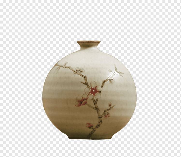 Ваза Персик, персиковый узор вазы материал, ваза для цветов, геометрический рисунок, ретро рисунок png
