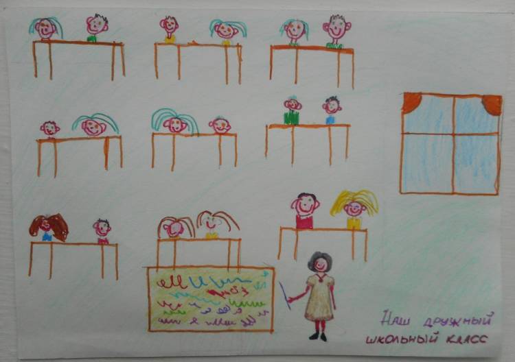 Конкурс рисунков «Наш дружный школьный класс»