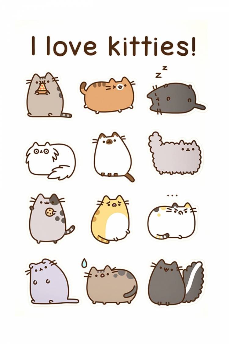 Милые котята рисунки легкие
