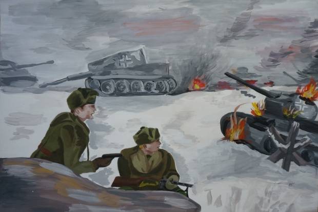 Волгоградские галеристы провели детский конкурс «Горячий снег Сталинграда»