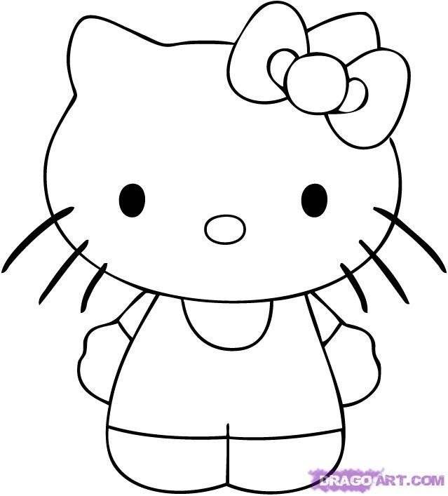 Детские рисунки hello kitty 