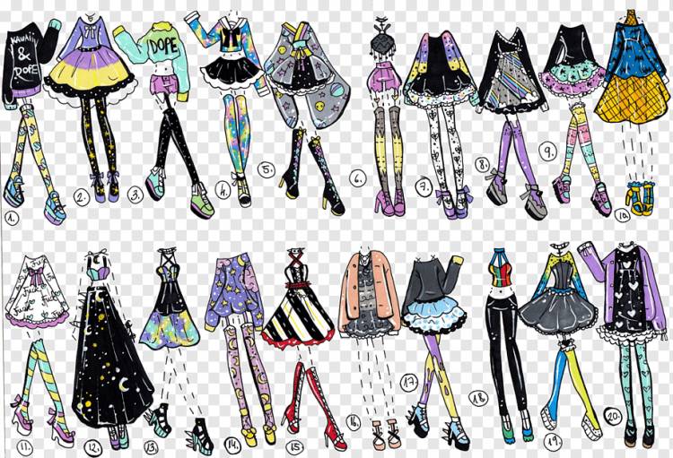 Fashion illustration png