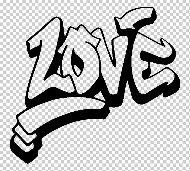 Искусство рисования граффити, рисование граффити, любовь, белый, текст png