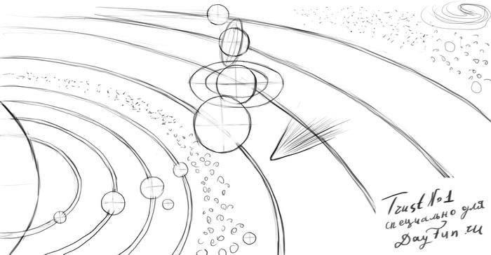 Как нарисовать планеты солнечной системы карандашом