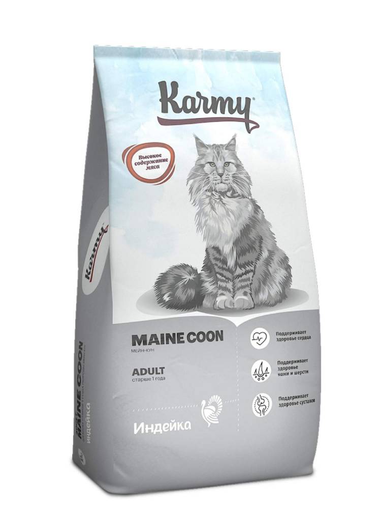 Сухой корм для кошек Karmy Maine Coon, мейн