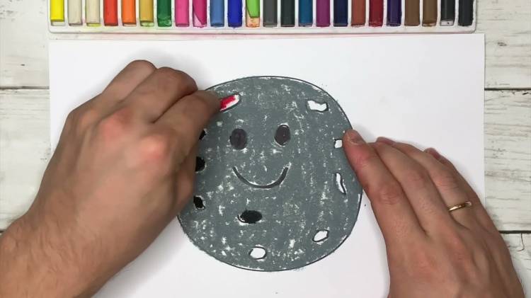 Как нарисовать планету Меркурий