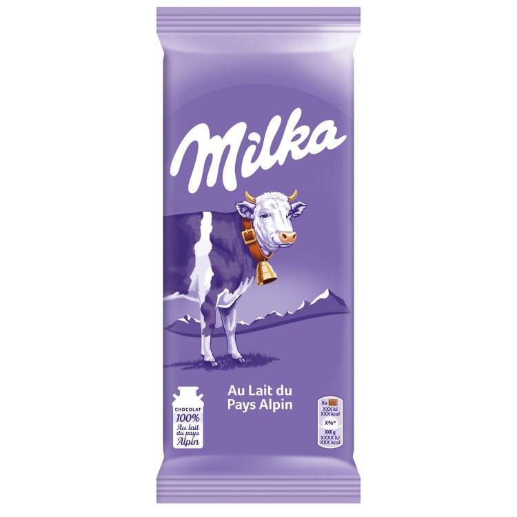 Tablette de chocolat Au Lait du Pays Alpin MILKA