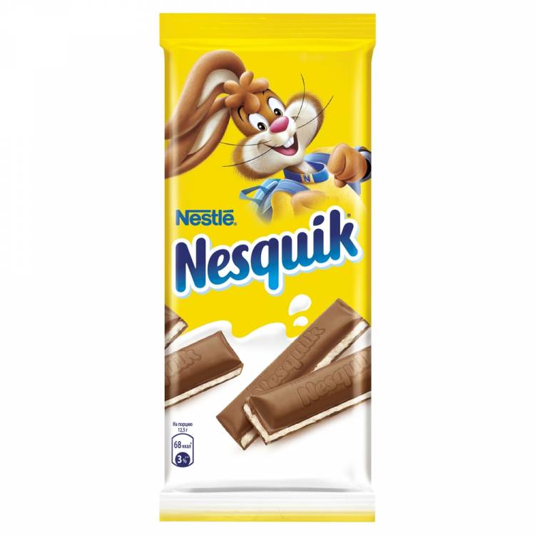 Шоколад Nesquik с молочной начинкой