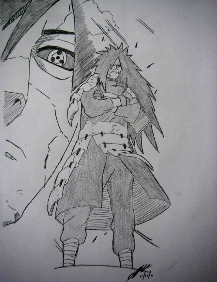 Madara Uchiha drawing by TheChiefAssassin by TheChiefAssassin on DeviantArt