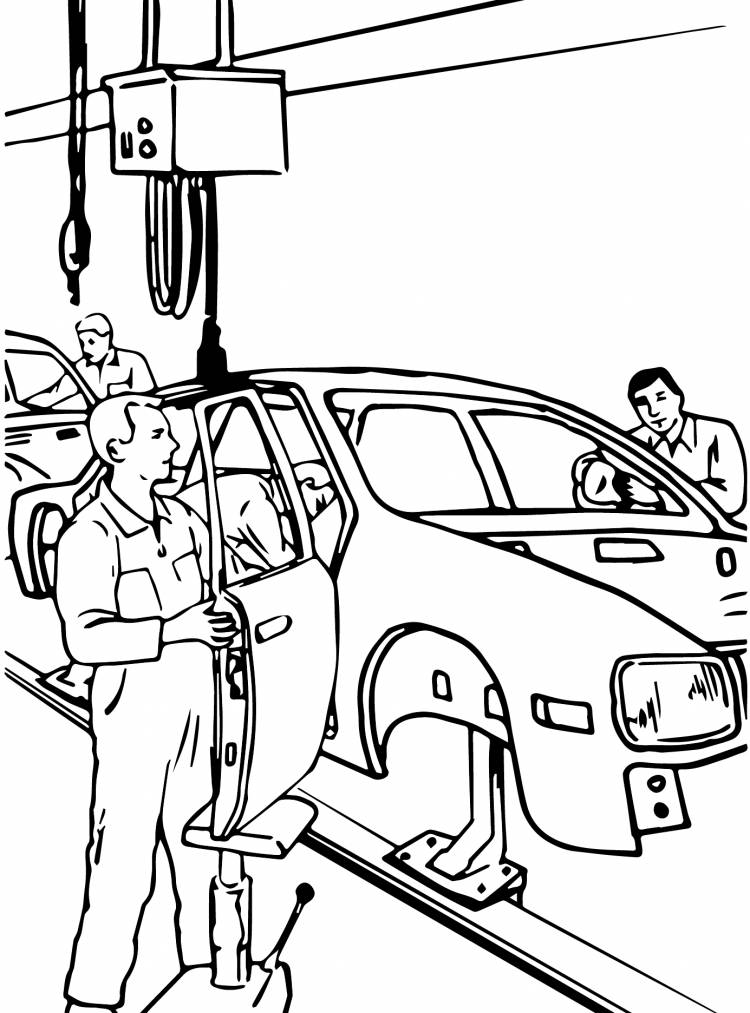 Рисунок на тему автомеханик