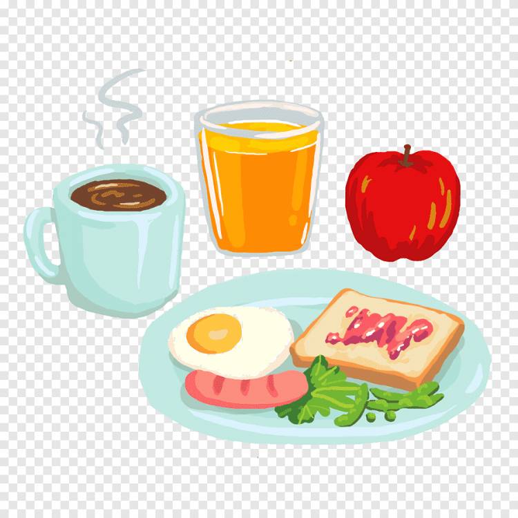 Рисунок завтрак для детей