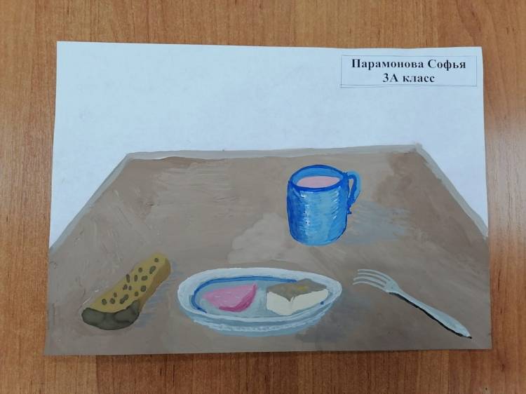 Конкурс рисунков Мои вкусные школьные завтраки