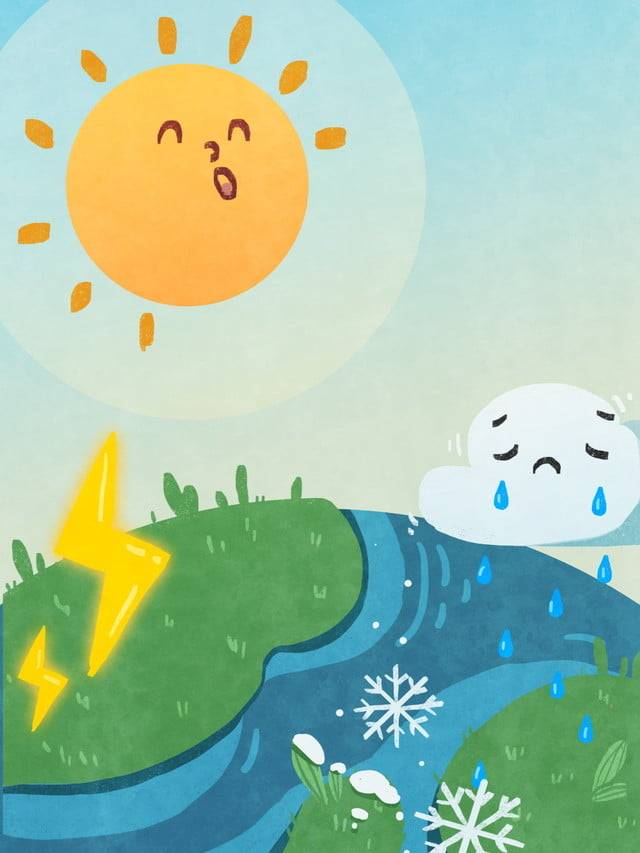зеленый ручная роспись легкий дождь повернуть солнечный день фон Обои Изображение для бесплатной загрузки