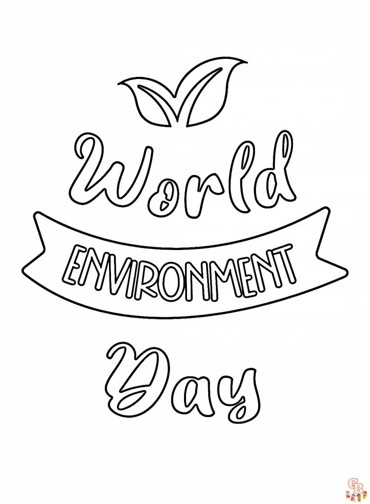 Раскраски Всемирный день окружающей среды