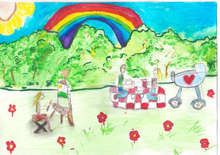 Детские рисунки на тему путешествие 