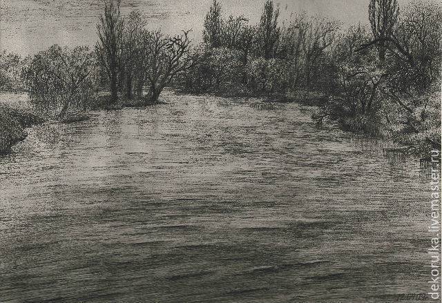 Рисунок Река Кубань
