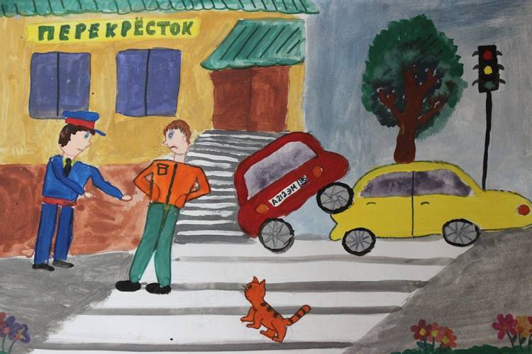 В Салде проходит конкурс детских рисунков «Полиция глазами детей» » вСалде