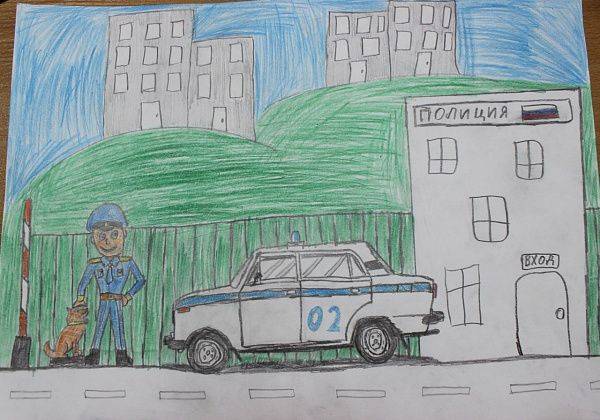 Подвели итоги конкурса детского рисунка «Полиция глазами детей