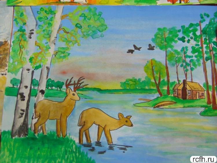 Центр защиты леса Волгоградской области объявляет конкурс детских рисунков Лес