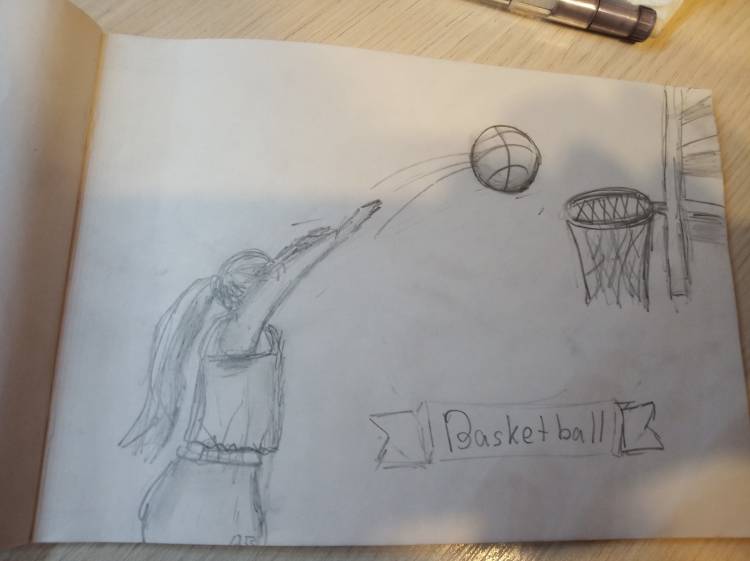 Баскетбол, рисунки