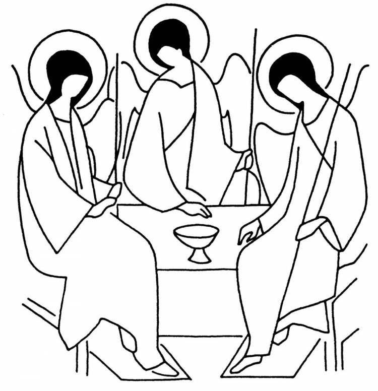 Рисунок святая троица