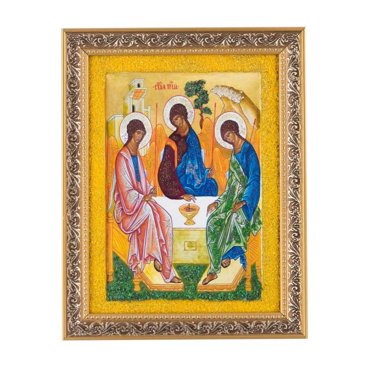 Икона Святая Троица багет