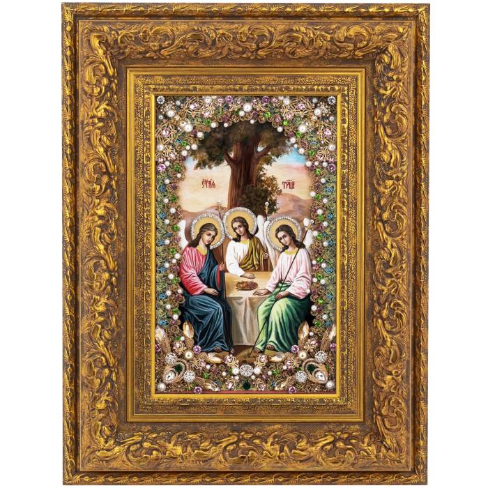 Икона Святая Троица живопись