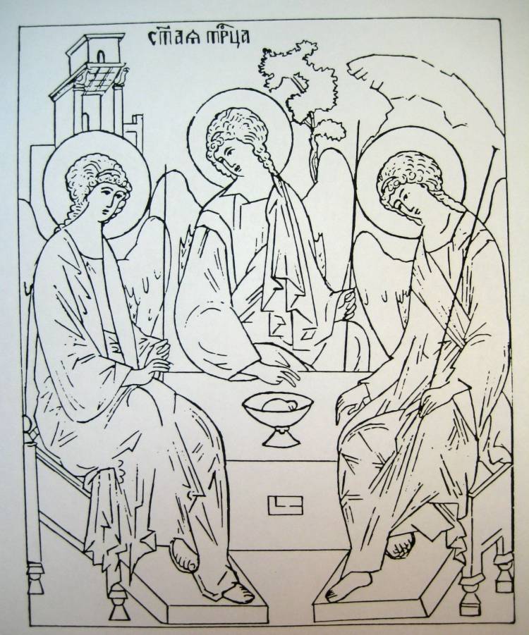 Рисунок на тему Троица