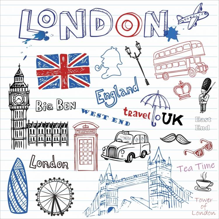 Рисунок лондон для детей