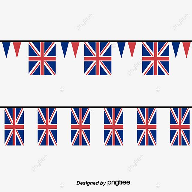 дизайн британского флага с флагами и баннерами PNG , Великобритания, Лондон, Национальный флаг PNG картинки и пнг рисунок для бесплатной загрузки