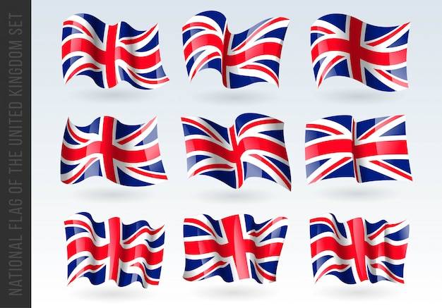 развевающийся флаг великобритании великобритания