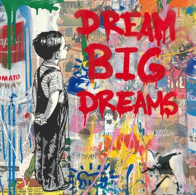 Неотразимые густые мечты граффити на холсте настенные картины художественные плакаты и принты современный в стиле протестного уличного искусства картины украшение дома