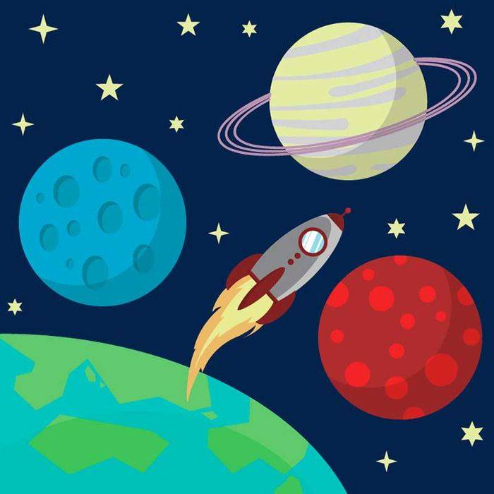 Нарисованные картинки планет для детей