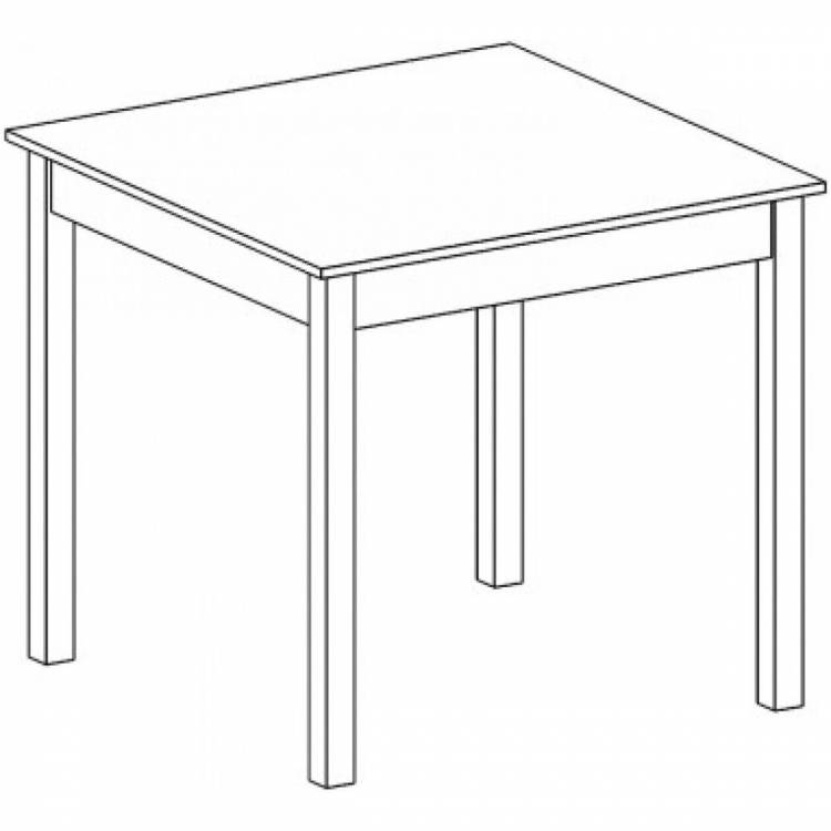 Стол рисунок карандашом легкий