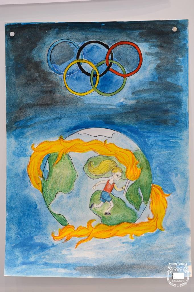 Определены победители конкурса рисунка «Олимпийский огонь зажигает сердца»