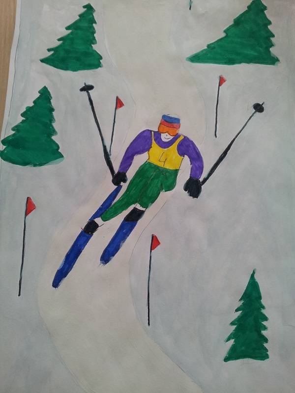 конкурс детского рисунка «Зимние олимпийские игры»
