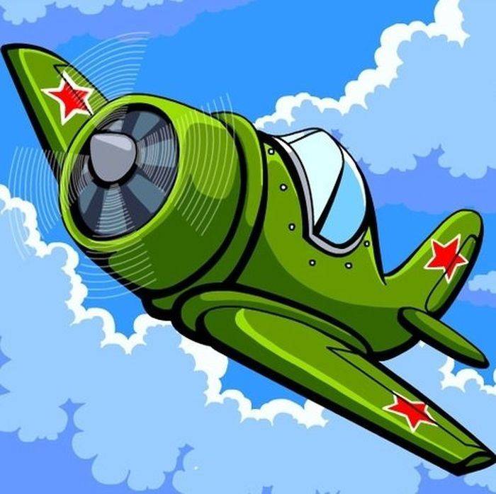 Картинки военных самолётов для детей