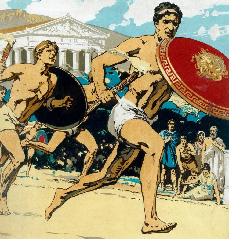Олимпийские игры в древней греции картинки