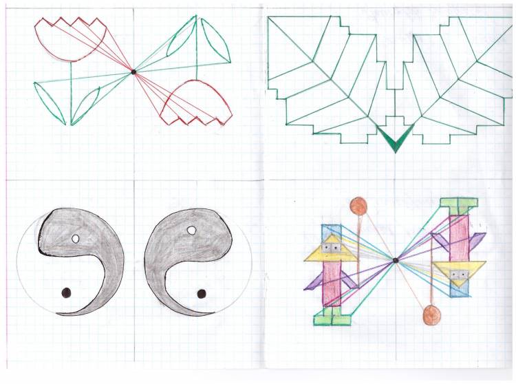 Симметрия рисунок карандашом