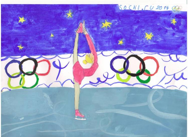 Лёгкие рисунки по олимпийским играм