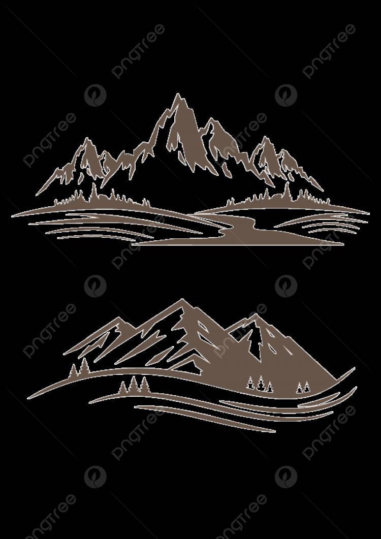 горный пейзаж элементы ландшафта вектор PNG , Гора, пейзаж, лес PNG картинки и пнг рисунок для бесплатной загрузки