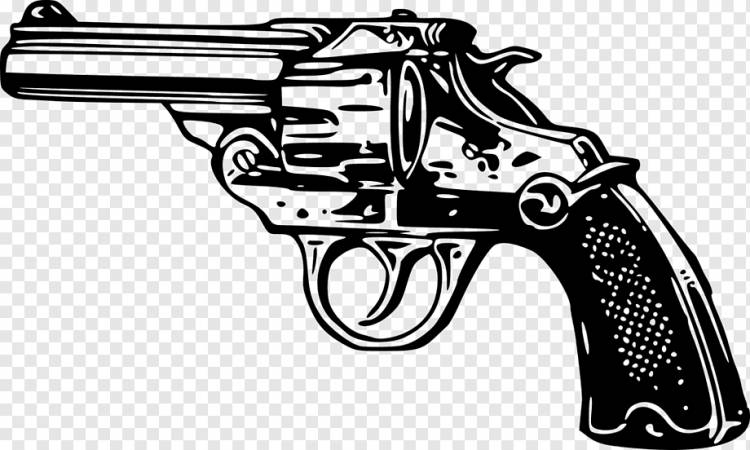 Огнестрельное оружие Clip Gun, оружие, монохромный, пистолет, оружие png