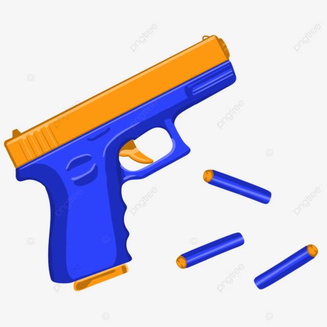 синий оранжевый нерф пистолет игрушки для детей PNG , нерф пистолет, пистолет, игрушки PNG картинки и пнг PSD рисунок для бесплатной загрузки