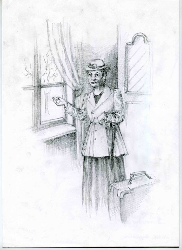 Иллюстрация к каштанке Чехова карандашом