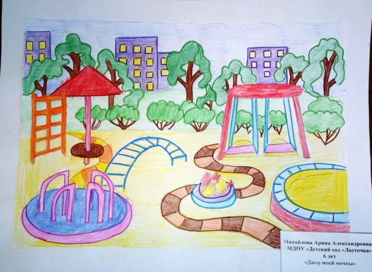 Детский сад рисунки будущего