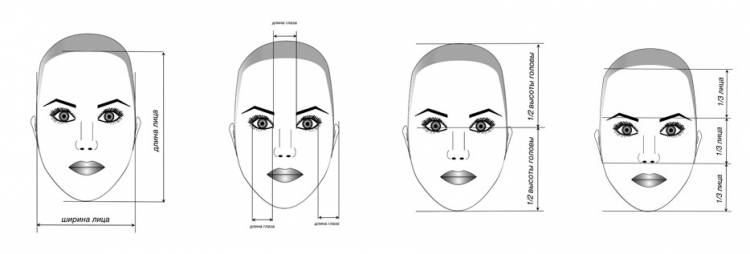 О пропорциях лица и расположении перманентного макияжа